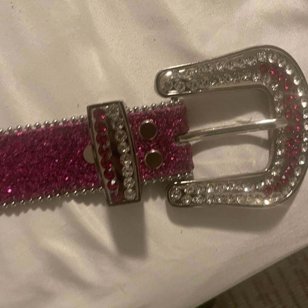 Hot Pink B.B Simon Belt